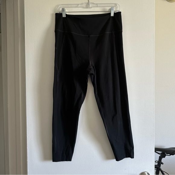 Girlfriend Collective Black Athletic Cropped Recycled Leggings size XL EUC - Picture 2 of 8